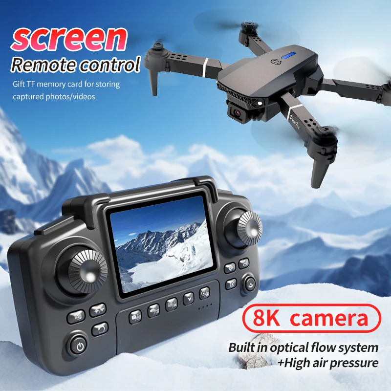 طائرة بدون طيار احترافية E88 P - مراجعة Drone Camera 4K وسعره