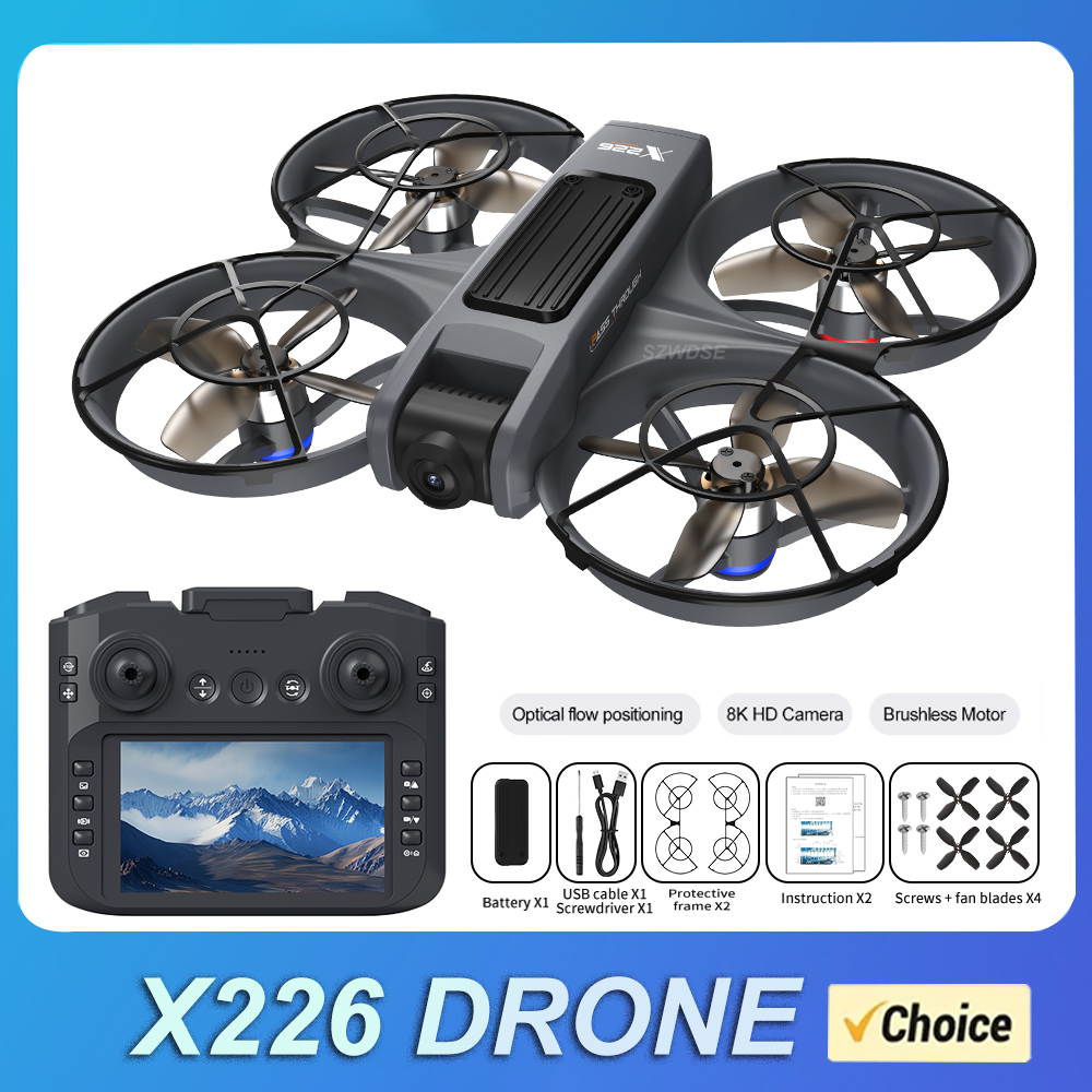 طائرة بدون طيار X226 جديدة مع  - مراجعة Drone Camera 4K وسعره