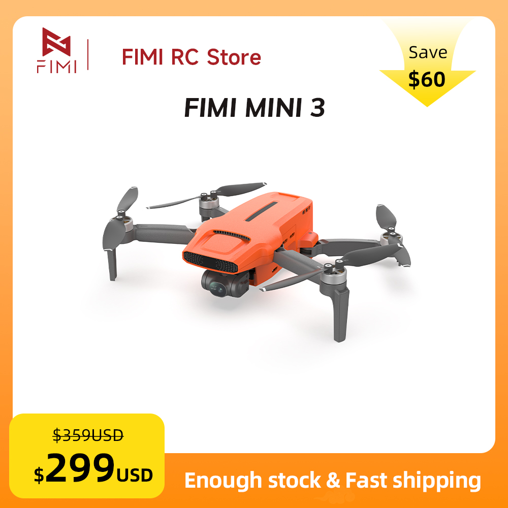 طائرة بدون طيار FIMI MINI 3 مع - مراجعة Drone Camera Lens وسعره